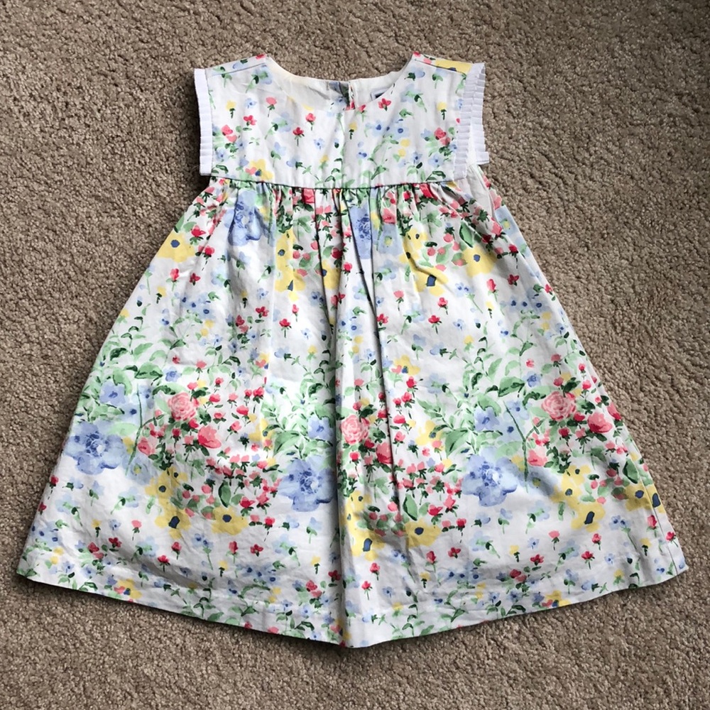 Janie & Jack Floral Spring Dress Size 18-24 Mo!